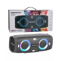 COLUNA PORTÁTIL BLUETOOTH HOPESTAR A6 PARTY TWS/HANDS-FREE/U DISK/TF/AUX RESISTENTE À ÁGUA 30W CINZA COLUNA PORTÁTIL BLUETOOTH HOPESTAR A6 PARTY TWS/HANDS-FREE/U DISK/TF/AUX RESISTENTE À ÁGUA 30W CINZA